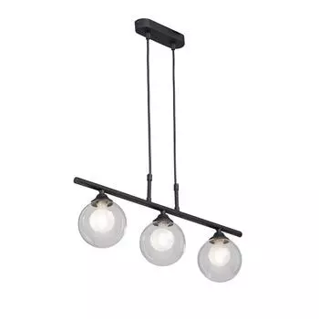 Подвесная люстра vitaluce v4982-1/3s (vitaluce) черный 585x230 см.