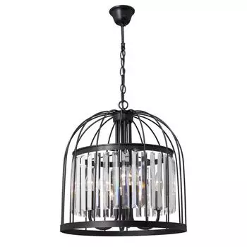 Подвесная люстра vitaluce v5099-1/4 (vitaluce) черный 740x400 см.