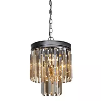 Подвесная люстра vitaluce v5154-1/3+1 (vitaluce) черный 930x265 см.
