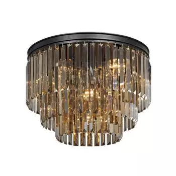 Подвесная люстра vitaluce v5154-1/6+3+1pl (vitaluce) черный 380x510 см.
