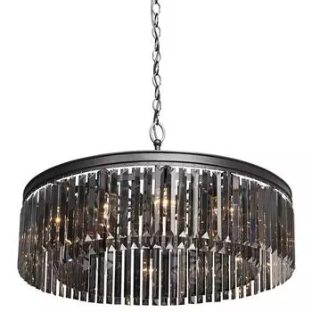 Подвесная люстра vitaluce v5182-1/12 (vitaluce) черный 1710x780 см.