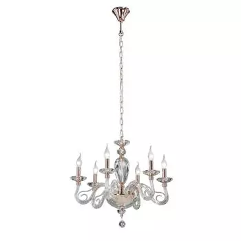 Подвесная люстра vitaluce v5198/6 (vitaluce) золотой 1420 см.