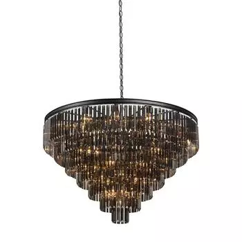 Подвесная люстра vitaluce v5227-1/14+35+1 (vitaluce) черный 2330x1170 см.