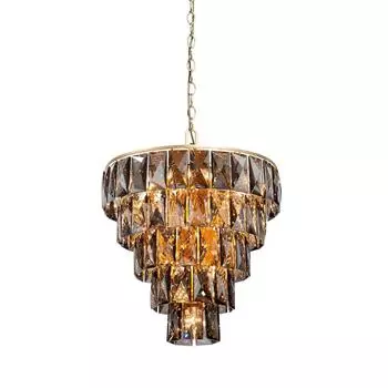 Подвесная люстра vitaluce v5276-8/20+1 (vitaluce) золотой 1680x570 см.