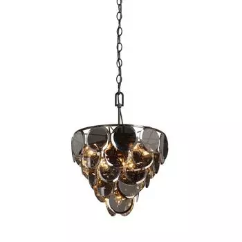 Подвесная люстра vitaluce v5850-7/10 (vitaluce) коричневый 1820x430 см.