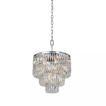 Подвесная люстра vitaluce v5866-9/10 (vitaluce) серебристый 1860x450 см.