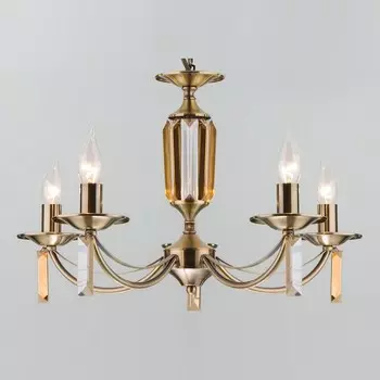 Подвесная люстра volare (eurosvet) бронзовый 83 см.