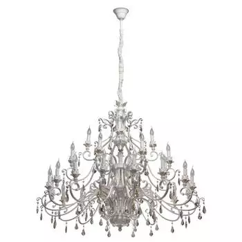 Подвесная люстра версаче 28 (chiaro) белый 115 см.