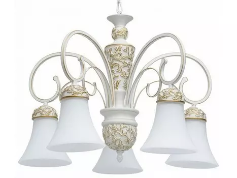 Подвесная люстра версаче (mw-light) белый 77 см.