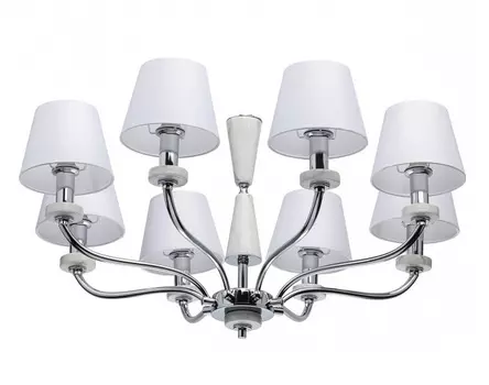 Подвесная люстра виталина 17 (mw-light) белый 85 см.