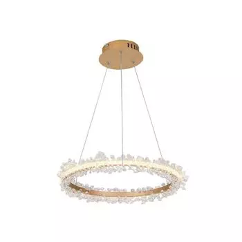 Подвесная светодиодная люстра kink light лаура 08244,33 (kink light) золотой 1100 см.