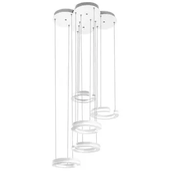 Подвесная светодиодная люстра lightstar unitario 763446 (lightstar) белый 700 см.