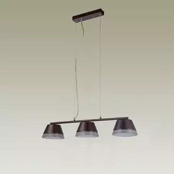 Подвесная светодиодная люстра moderli hammilton v2751-3pl (moderli) коричневый 865x1200 см.