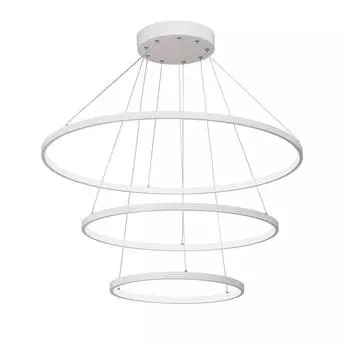 Подвесная светодиодная люстра vitaluce v4600-0/3s (stilfort) белый 975x800 см.