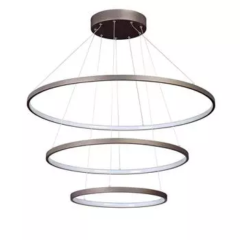 Подвесная светодиодная люстра vitaluce v4600-9/3s (vitaluce) коричневый 965 см.
