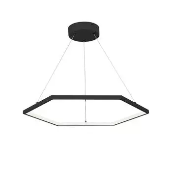 Подвесная светодиодная люстра vitaluce v4606-1/1s (vitaluce) черный 925x800 см.