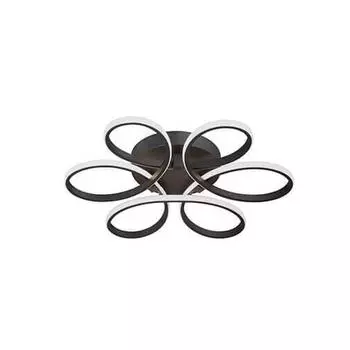 Подвесная светодиодная люстра vitaluce v4618-1/6pl (vitaluce) черный 115x630 см.