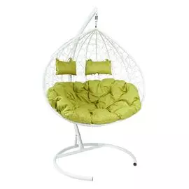 Подвесное кресло двухместное (ecodesign) зеленый 103x186x103 см.