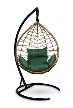 Подвесное кресло-кокон alicante (лаура) оранжевый 110x195x110 см.