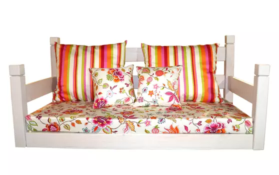 Подвесной диван классика (sofaswing) белый 180x75x80 см.