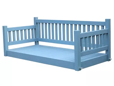 Подвесной диван лидер (sofaswing) синий 210x85x70 см.