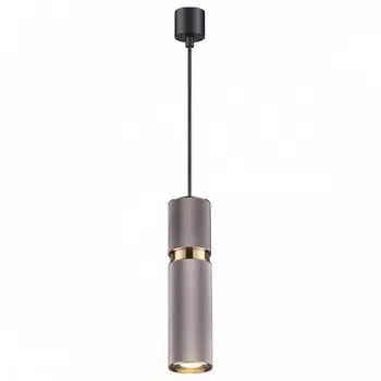 Подвесной светильник afra (odeon light) коричневый 180 см.