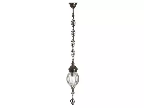 Подвесной светильник алладин (kink light) серебристый 80.0 см.