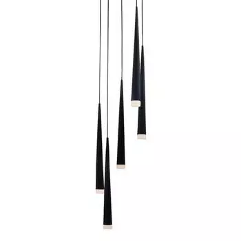 Подвесной светильник azzardo stylo 5 az0119 (azzardo) черный 180x2570 см.