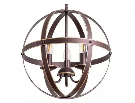 Подвесной светильник babbu (arte lamp) коричневый 143 см.