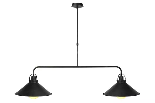 Подвесной светильник berkley (lucide) черный 35.5x80.0x120.0 см.