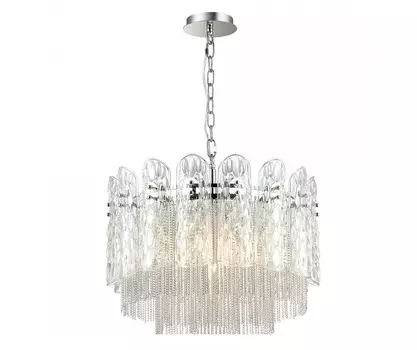 Подвесной светильник birta (odeon light) прозрачный 120 см.