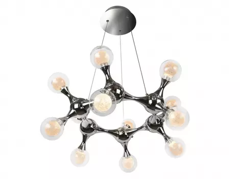 Подвесной светильник blossom (iledex) серебристый 52.0 см.