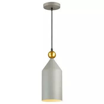 Подвесной светильник bolli (odeon light) серый 156 см.