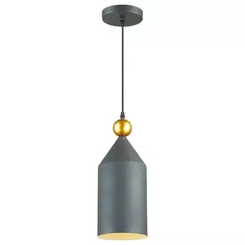Подвесной светильник bolli (odeon light) серый 156 см.