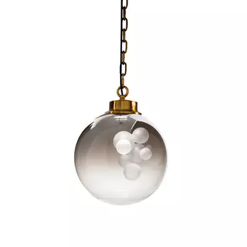 Подвесной светильник brass (delight collection) серый 35 см.