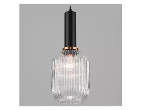 Подвесной светильник bravo (eurosvet) прозрачный 113 см.