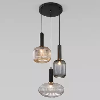 Подвесной светильник bravo (eurosvet) прозрачный 40 см.