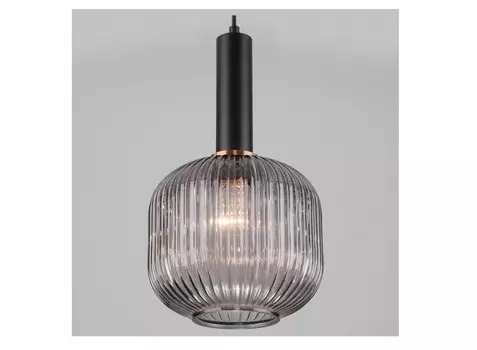 Подвесной светильник bravo (eurosvet) серый 110 см.