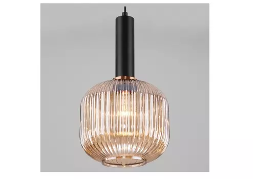 Подвесной светильник bravo (eurosvet) золотой 110 см.