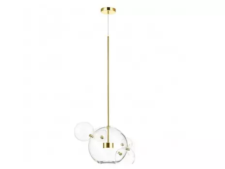 Подвесной светильник bubbles (odeon light) прозрачный 180 см.