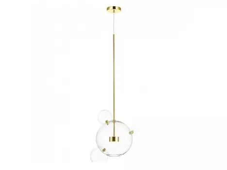 Подвесной светильник bubbles (odeon light) прозрачный 180 см.