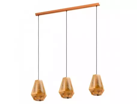 Подвесной светильник chiavica 1 (eglo) золотой 17x110x96 см.