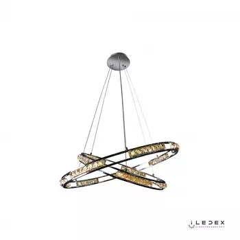 Подвесной светильник crystal (iledex) золотой 80x30 см.