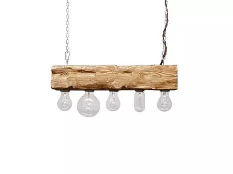 Подвесной светильник cube05 (ruwoo) коричневый 50.0x10.0x10.0 см.