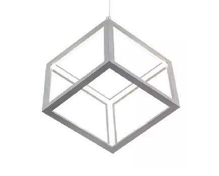 Подвесной светильник cubus (favourite) серебристый 25x125x25 см.