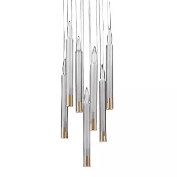 Подвесной светильник (delight collection) бронзовый 32x120x32 см.