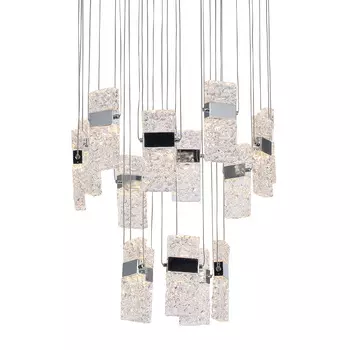 Подвесной светильник (delight collection) серебристый 70x150x70 см.