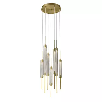 Подвесной светильник (delight collection) золотой 37x160x37 см.