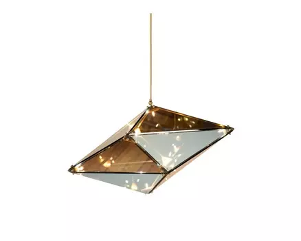 Подвесной светильник diamond (delight collection) коричневый 78.0x38.0x33.0 см.