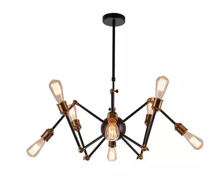 Подвесной светильник (divinare) золотой 70x60x70 см.